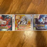 Tris Pokémon 3DS: Y, Sole, Luna