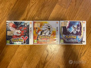 Tris Pokémon 3DS: Y, Sole, Luna