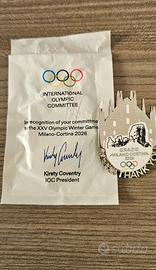 spilla Duomo Milano Cortina Olimpiadi 2026