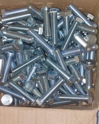 bullone M12 zinzate ( 108 pzs) , dadi e rondelle. 