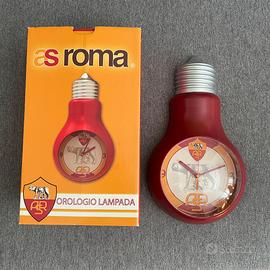 Orologio Lampada Ufficale As Roma Vintage