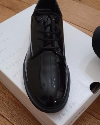 GEOX scarpe Donna n. 38 vernice nero linea D Spher