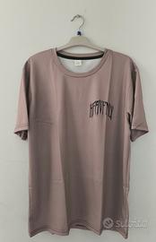 Maglietta Beige con Stampa