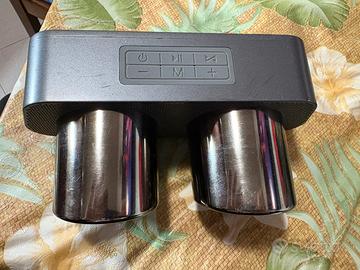 Cassa Bluetooth a forma di marmitta