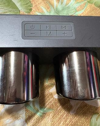 Cassa Bluetooth a forma di marmitta