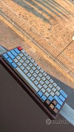 Keyboard custom 60% in legno