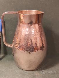 Brocca per acqua in alpacca argentata