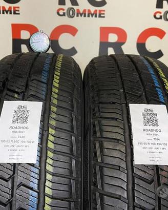 2 GOMME USATE 195/65R16C ROADHOG - 4 STG