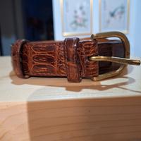 Cintura in coccodrillo 