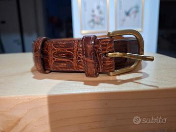 Cintura in coccodrillo 