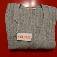 Sun68 - Nuovo cardigan da uomo grigio