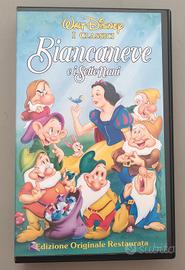 Cassetta VHS Walt Disney Biancaneve e i 7 Nani 
