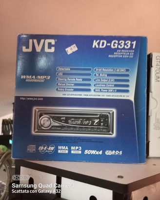 Autoradio JVC. (Ancora imballato)