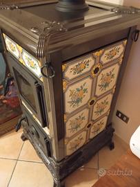 stufa a legna castelmonte isabella80 potenza 9,3kw