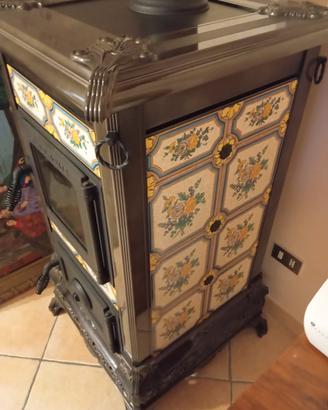 stufa a legna castelmonte isabella80 potenza 9,3kw