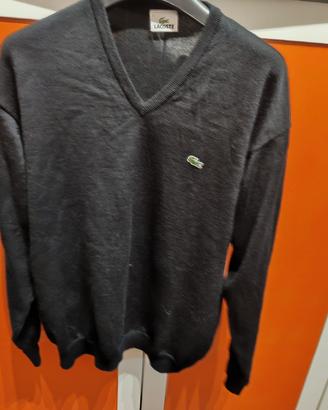 Maglione Lana Lacoste, pura lana vergine Taglia 7