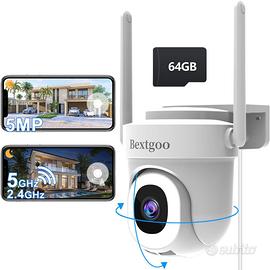 Telecamera 5MP Wi-Fi Esterno  360 gradi