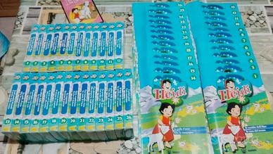 26 VHS Heidi  completa "Fabbri Editore" +fascicoli