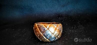 Anello trapuntato bigiotteria 