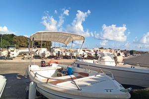 Barca mt. 4,50 con motore Mercury 25 cv