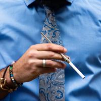 Bocchino in argento anni 30/40