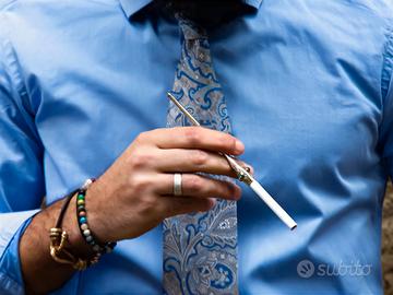 Bocchino in argento anni 30/40