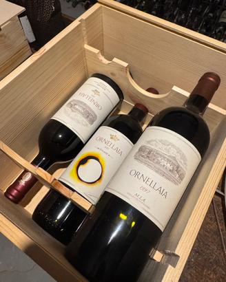 Lotto 3 bt.  Ornellaia 1997, 2017, 2017 Solare