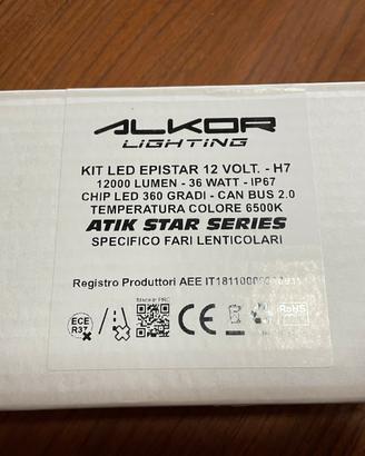 Kit led epistar 12 volt h7 12000 lumen