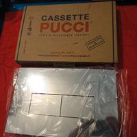 Pucci Piastra per comando cassetta bagno cromata
