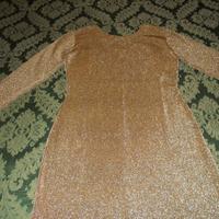 ABITO DA SERA IN LUREX ORO