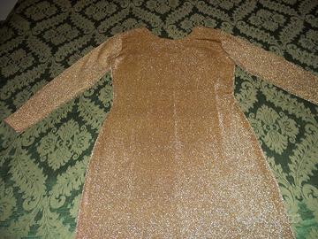 ABITO DA SERA IN LUREX ORO