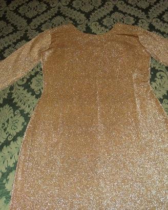 ABITO DA SERA IN LUREX ORO
