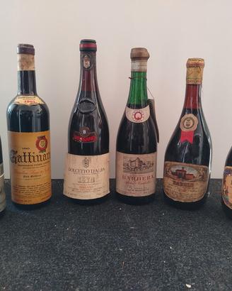 Lotto di vini di annate dal 1960 in poi