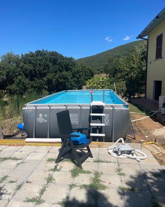 Piscina intex 7,32x3,66