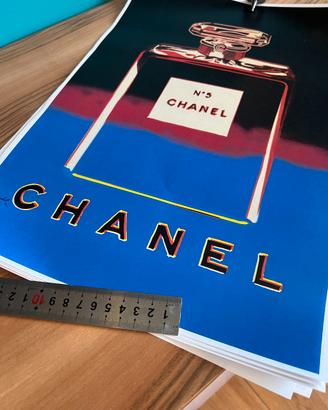 Stampa Poster Manifesti Vintage Chanel n.5 Andy Wa