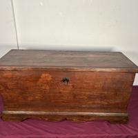 Cassapanca Antica In Legno Originale Vintage.
