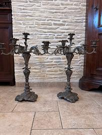 Candelabri in argento