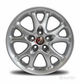 4 cerchi lega alfa romeo 147 156 r15 lt190