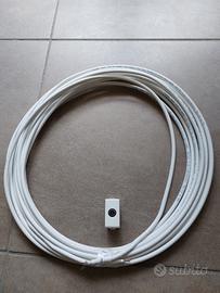 cavo antenna tv 12mt con modulo tv presa
