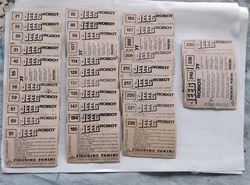 figurine Panini serie Jeeg