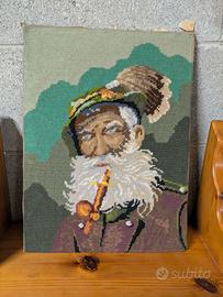 Quadro mezzo punto vintage anni 70