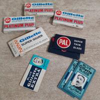 Lotto lamette Gilette Vintage