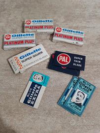 Lotto lamette Gilette Vintage