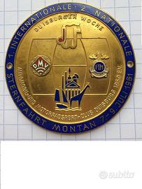 Placca badge stemma emblema auto-moto DMV FIM