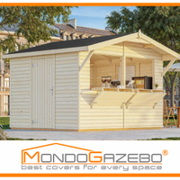 Chiosco bar fiere eventi + misure montaggio rapido