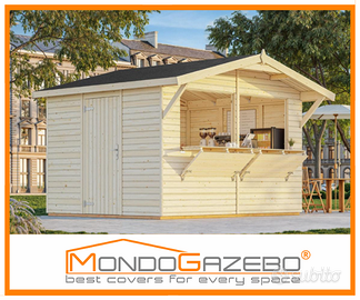 Chiosco bar fiere eventi + misure montaggio rapido