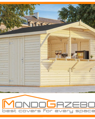 Chiosco bar fiere eventi + misure montaggio rapido