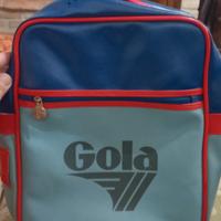 Borsa con tracolla GOLA blu e azzurra bordi rossi