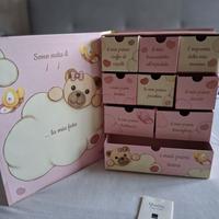 Scatola ricordi THUN rosa con Teddy