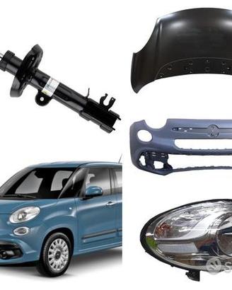 Fiat 500 L musata cofano fanale airbag freni 18>